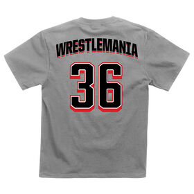 WrestleMania 36 "Sports Style" Youth Grey T-Shirt T-Shirt PW Catalog