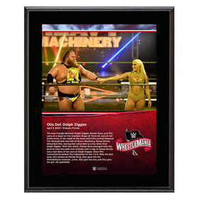 WrestleMania 36 Otis 10 x 13 Limited Edition Plaque