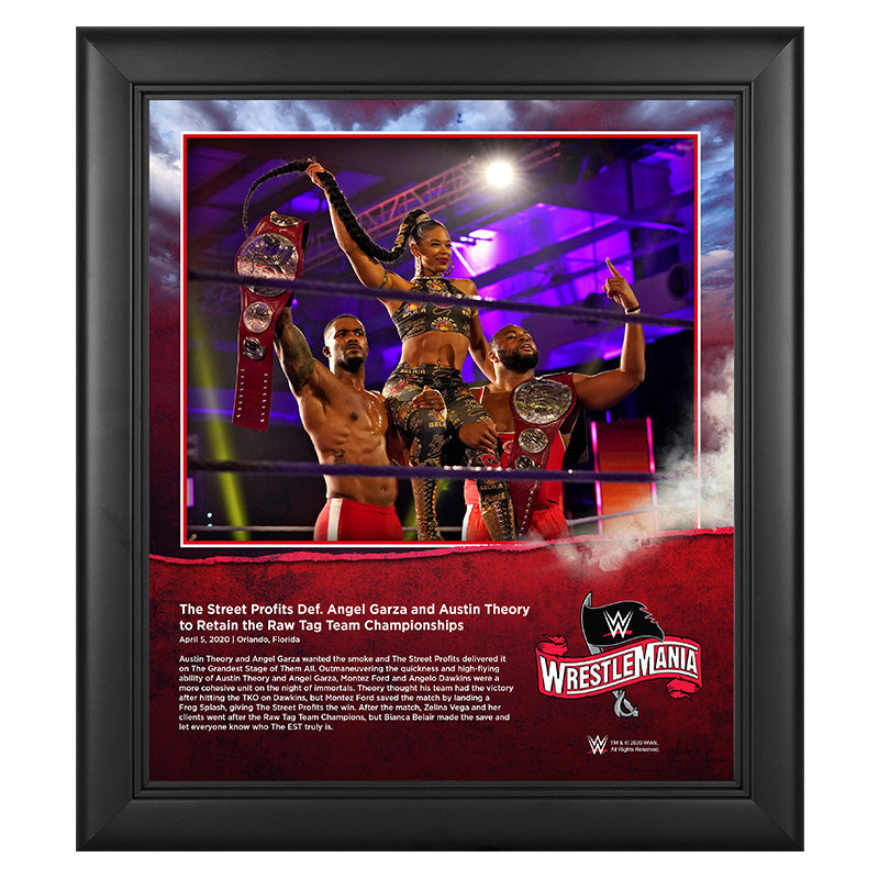 WrestleMania 36 Street Profits 15 x 17 Limited Edition Plaque