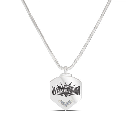 WrestleMania 35 Bixler Logo Pendant in Sterling Silver Jewelry PW Catalog