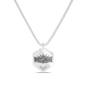 WrestleMania 35 Bixler Logo Pendant in Sterling Silver
