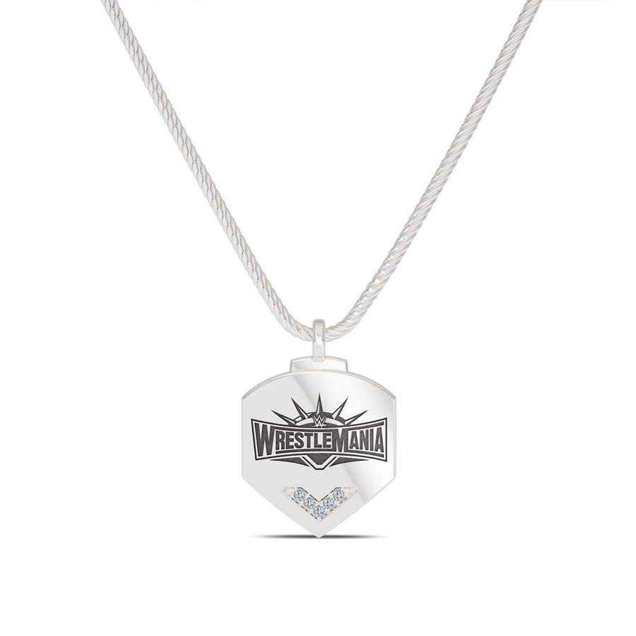 WrestleMania 35 Bixler Logo Pendant in Sterling Silver