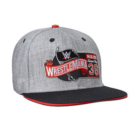 WrestleMania 36 Grey Snapback Baseball Hat
