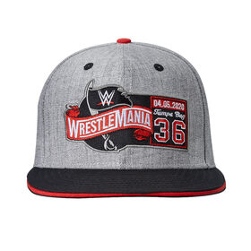 WrestleMania 36 Grey Snapback Baseball Hat