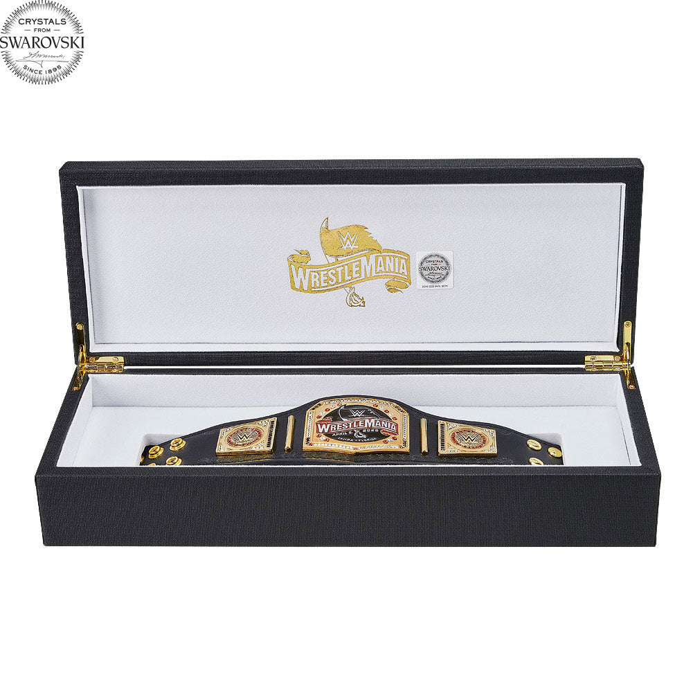 WrestleMania 36 Swarovski Crystal Mini Title Box Set