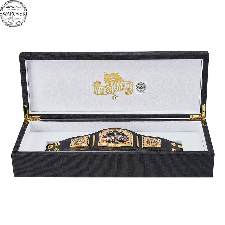 WrestleMania 36 Swarovski Crystal Mini Title Box Set
