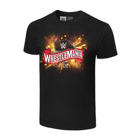 WrestleMania 36 "Cannon Burst" Logo T-Shirt T-Shirt PW Catalog
