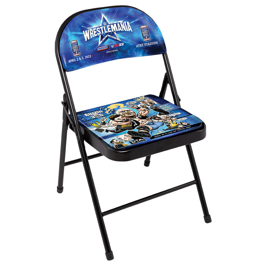 WrestleMania 38 Steve Austin vs Kevin Owens Event Folding Chair