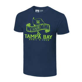 WrestleMania 36 Neon Logo T-Shirt T-Shirt PW Catalog