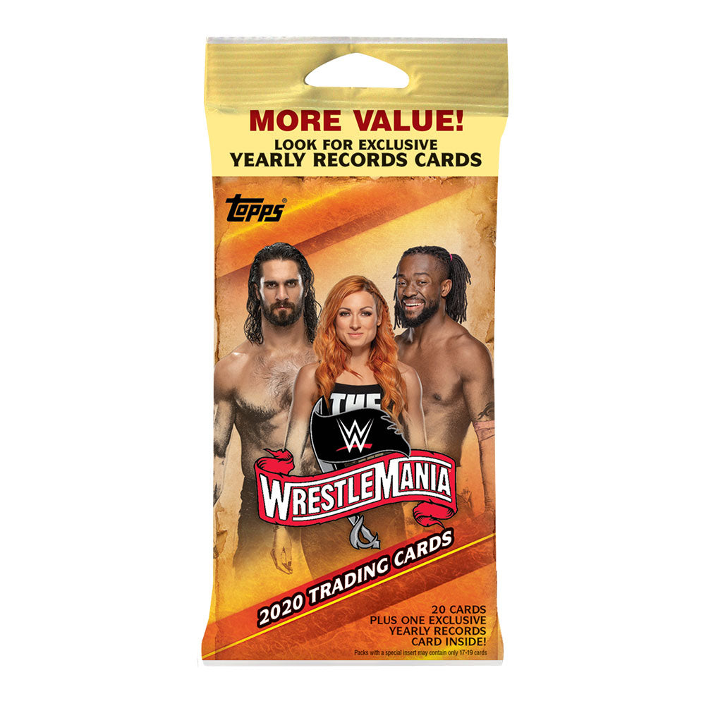 WWE Road To WrestleMania 36 Topps Trading Card Fat Pack