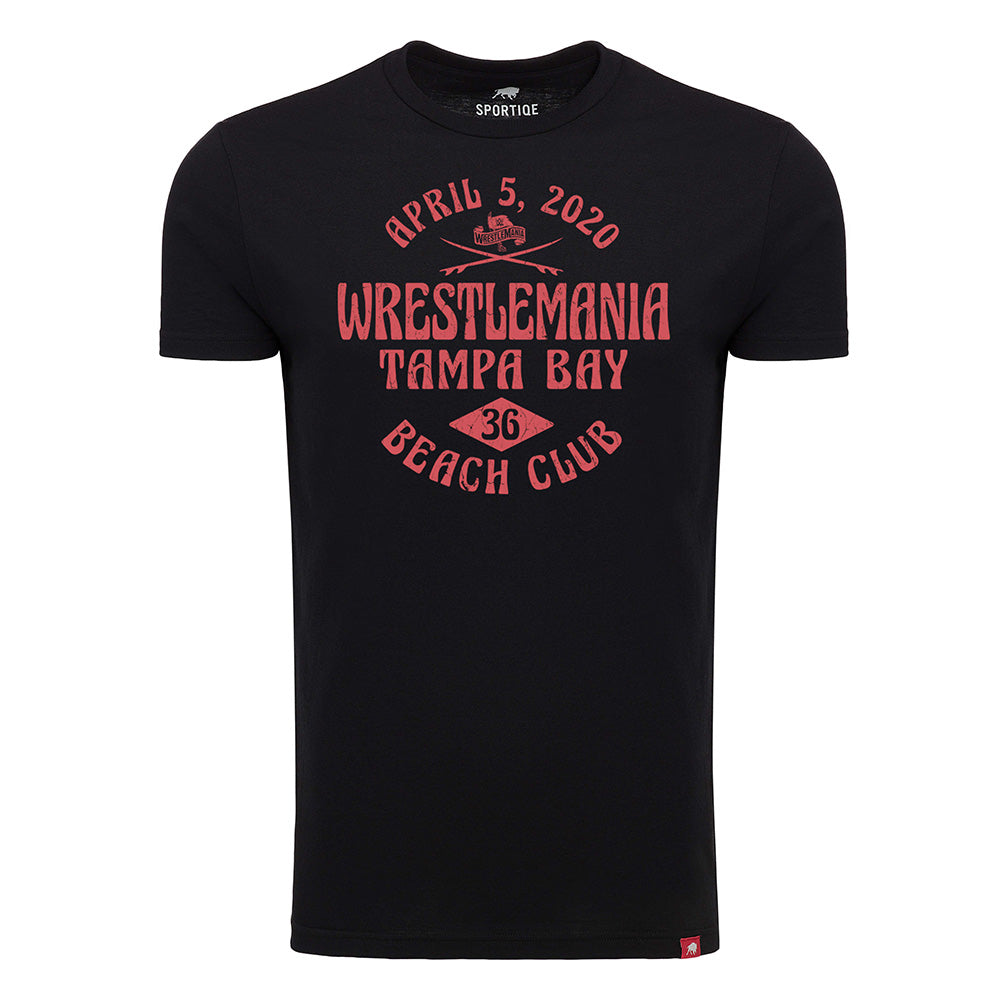 WrestleMania 36 "Beach Club" Sportiqe T-Shirt T-Shirt PW Catalog