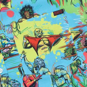 Hulk Hogan vs. Ultimate Warrior RSVLTS Button Down Shirt