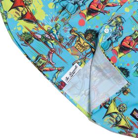 Hulk Hogan vs. Ultimate Warrior RSVLTS Button Down Shirt