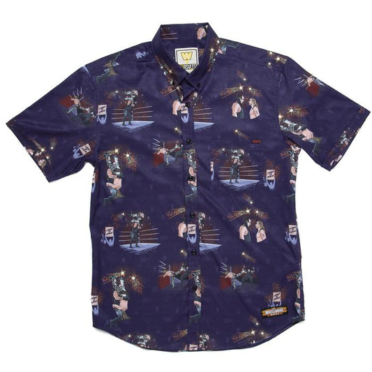 Undertaker vs. Shawn Michaels RSVLTS Button Down Shirt PW Catalog