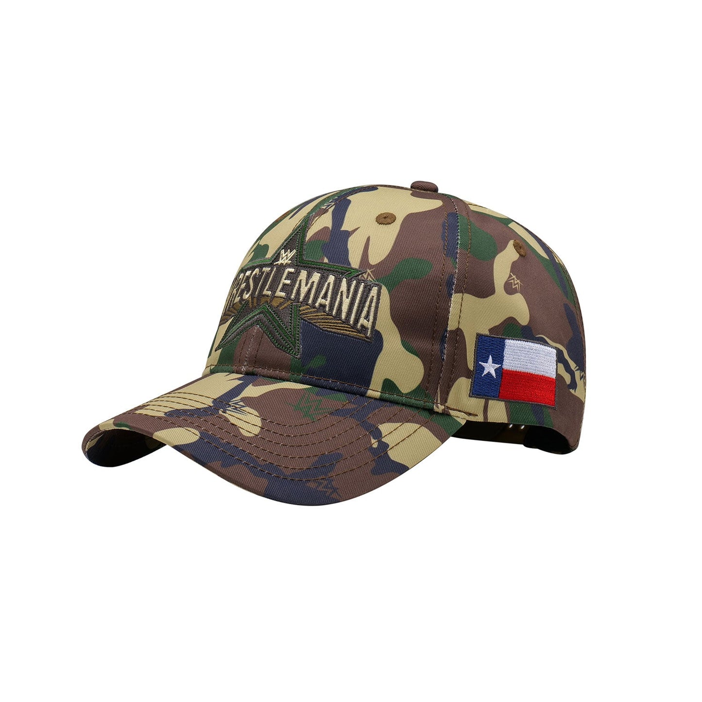 WrestleMania 38 Camo Baseball Hat