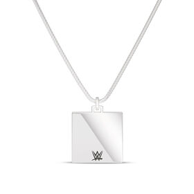 WrestleMania 35 Bixler Sqaure Pendant in Sterling Silver