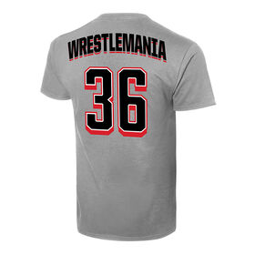 WrestleMania 36 "Sports Style" Grey T-Shirt T-Shirt PW Catalog