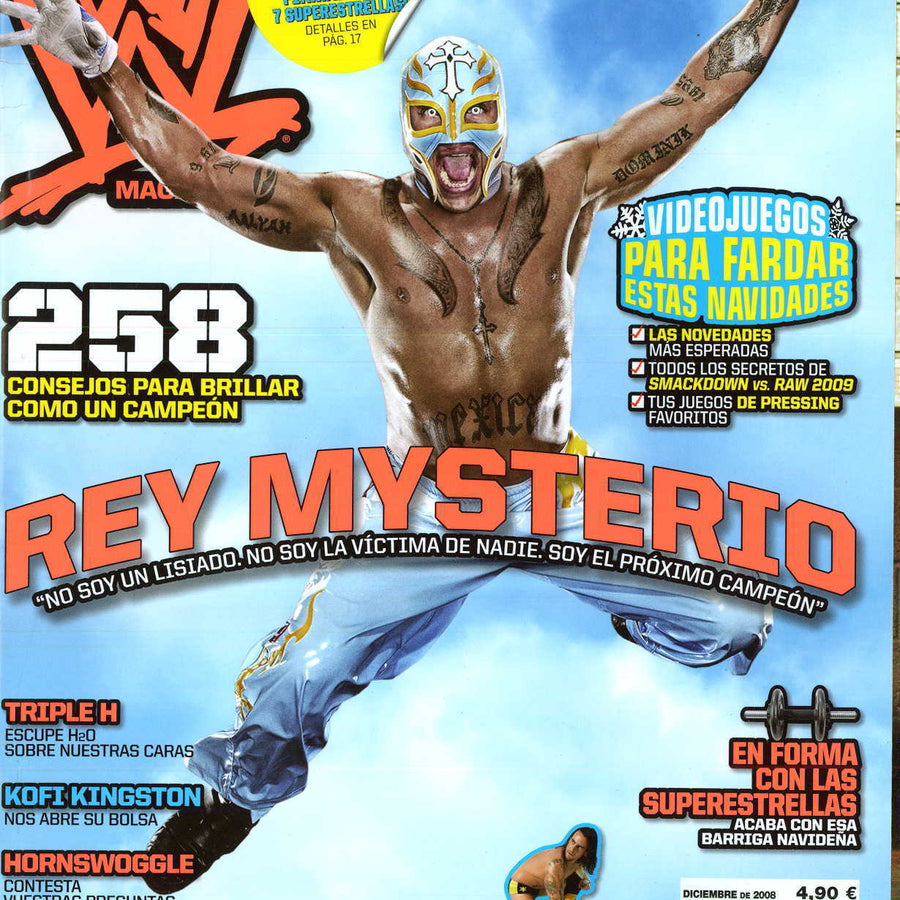 WWE Magazine from Spain December 2008 Magazine PWcatalog