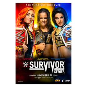 Survivor Series 2019 Event Poster Wall art PW Catalog