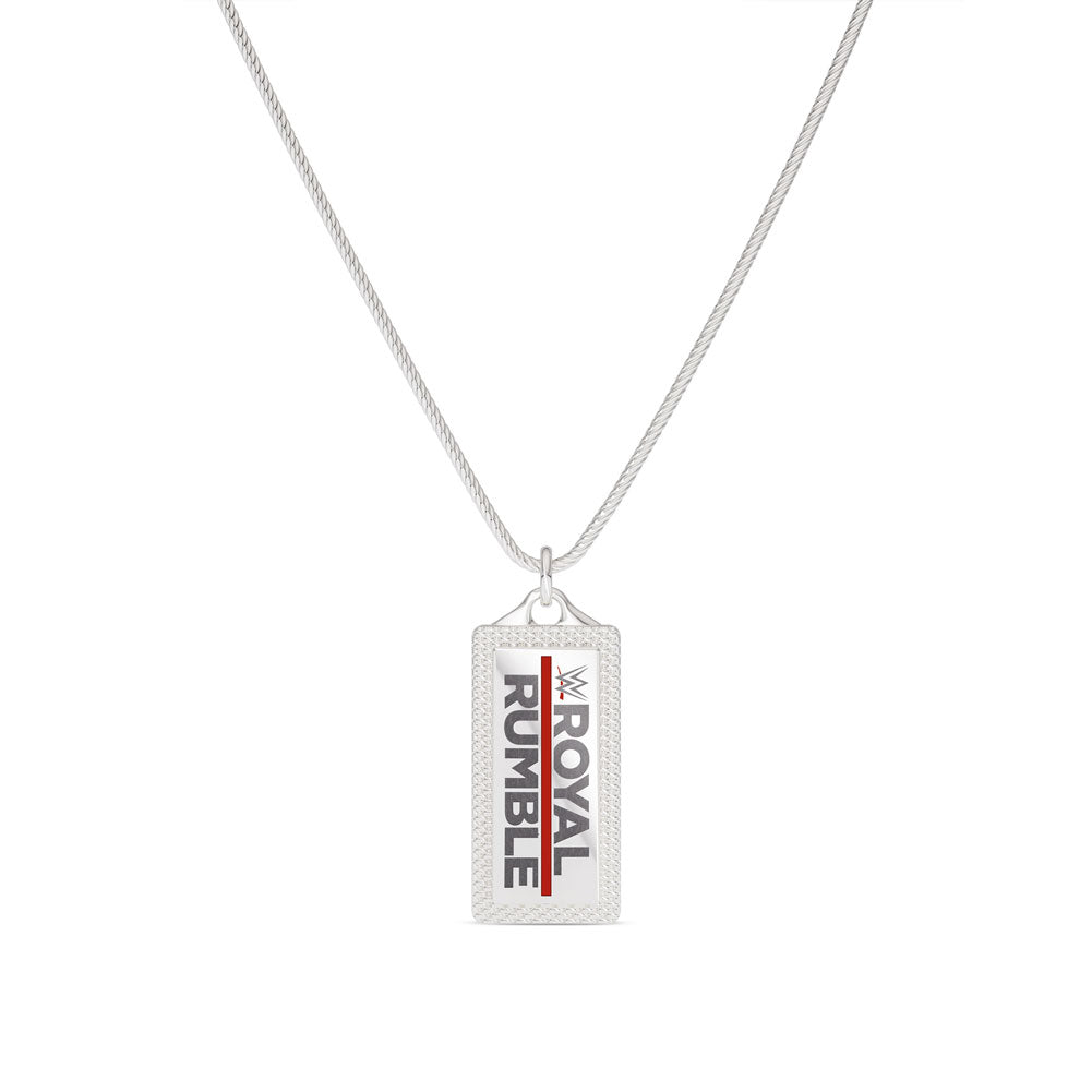 Royal Rumble Bixler Dog Tag in Sterling Silver