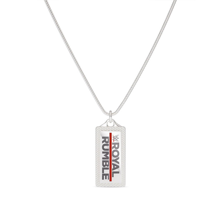 Royal Rumble Bixler Dog Tag in Sterling Silver