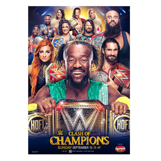 Clash of Champions 2019 Poster Wall art PW Catalog
