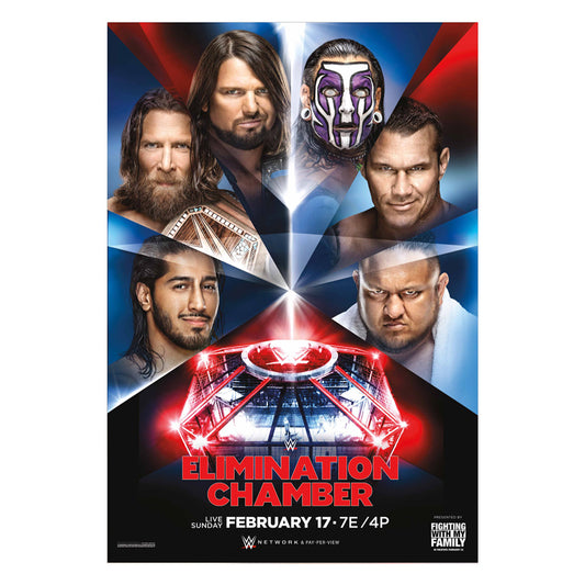 WWE Elimination Chamber 2019 Poster Wall art PW Catalog