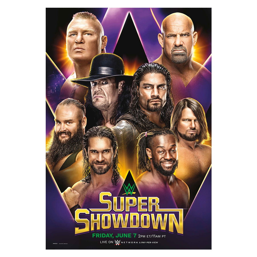 WWE Super Show Down 2019 Poster