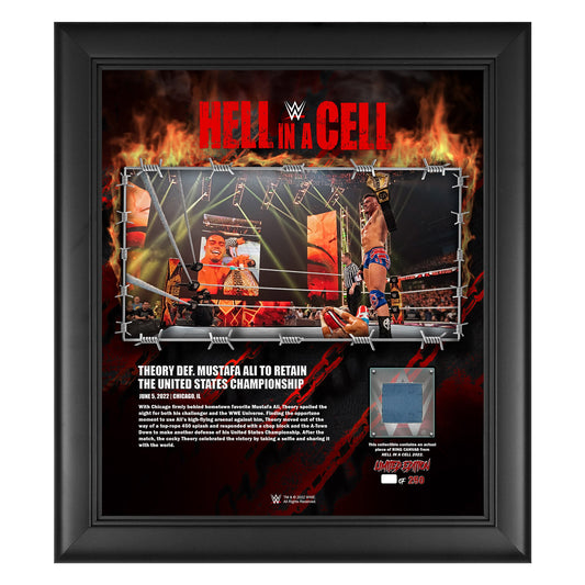 Theory Hell in a Cell 2022 15x17 Commemorative Plaque Plaque PWcatalog