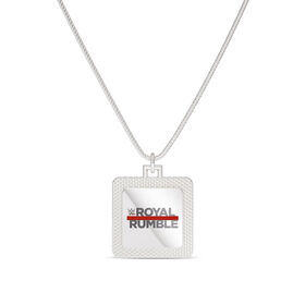 Royal Rumble Bixler Square Pendant in Sterling Silver