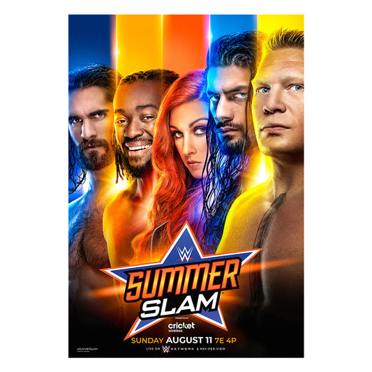 SummerSlam 2019 Poster Wall art PW Catalog