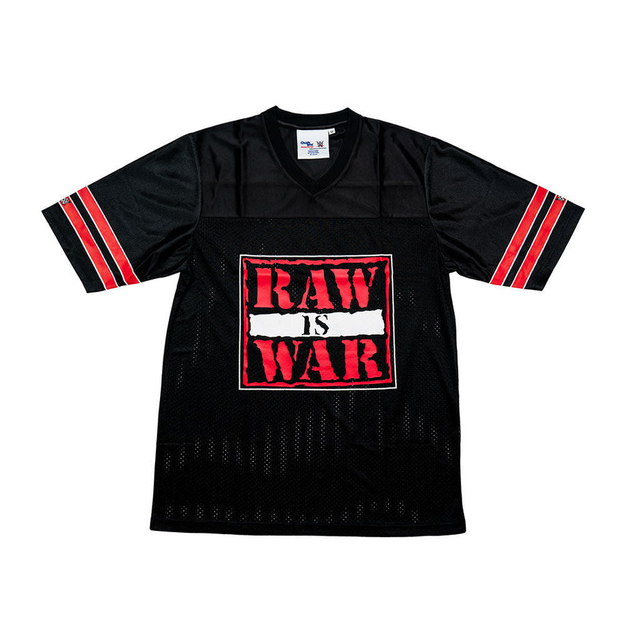 RAW IS WAR Retro Chalk Line Football Jersey  1