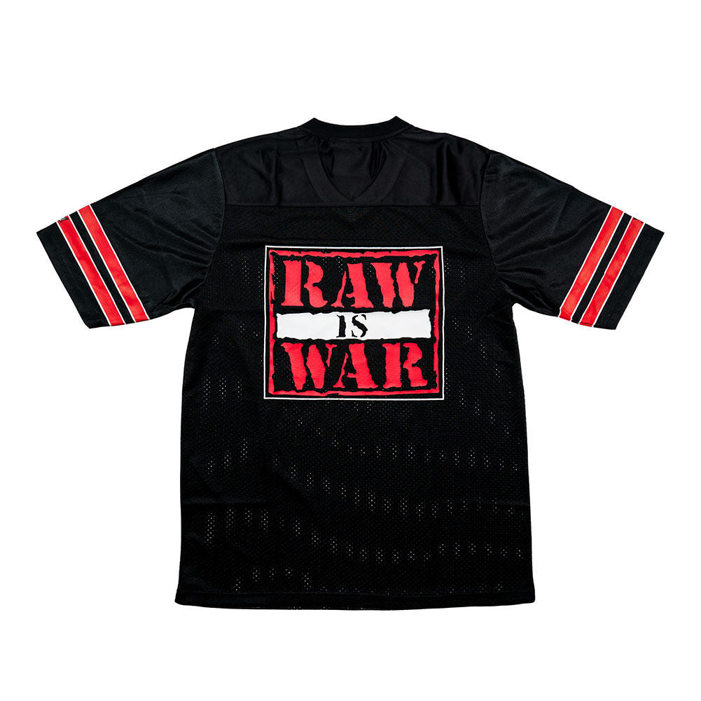 RAW IS WAR Retro Chalk Line Football Jersey  2