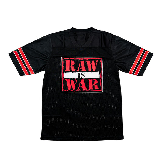 RAW IS WAR Retro Chalk Line Football Jersey  2