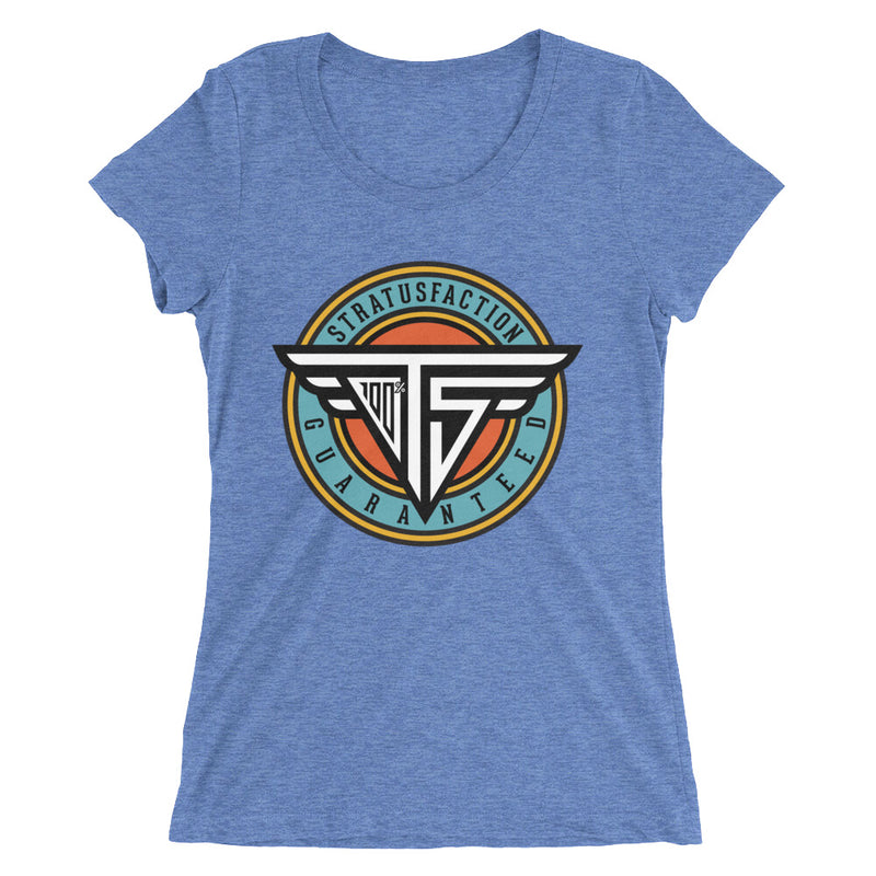 Trish Stratus "Stratusfaction Guaranteed" Women's Tri-Blend T-Shirt T-Shirt PW Catalog