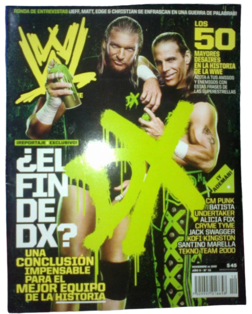 WWE Magazine from Mexico November 2009 Magazine PWcatalog
