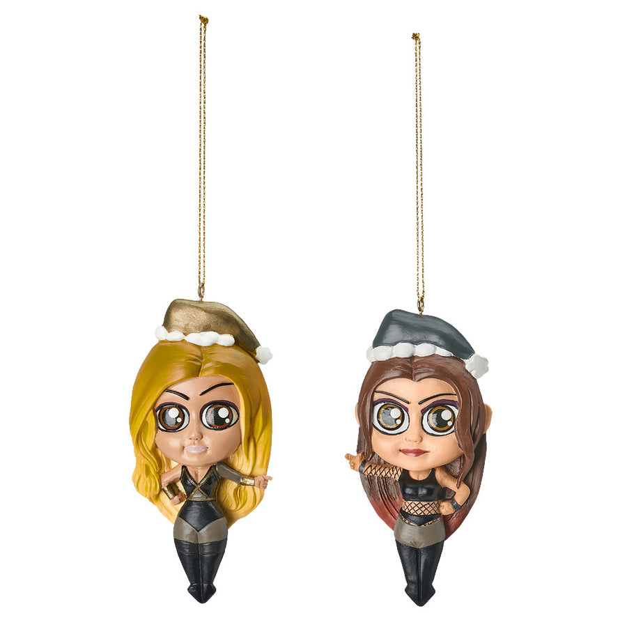 Trish Stratus & Lita Elf Ornament 2-Pack