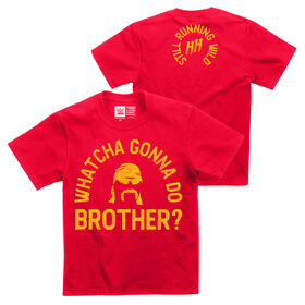 Hulk Hogan "Whatcha Gonna Do Brother?" Youth Authentic T-Shirt T-Shirt PW Catalog