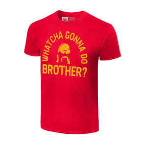 Hulk Hogan "Whatcha Gonna Do Brother?" Authentic T-Shirt T-Shirt PW Catalog