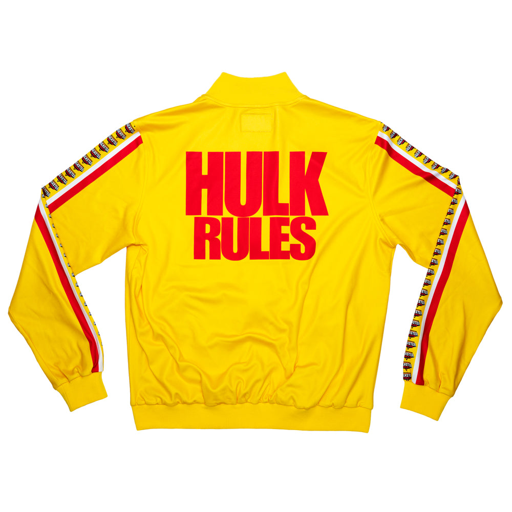 Hulk Hogan "Hulk Rules" Chalk Line Track Jacket