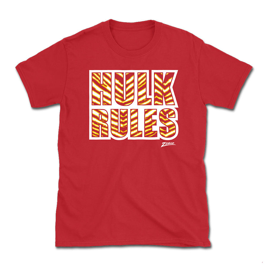 Hulk Hogan "Hulk Rules" Zubaz T-Shirt T-Shirt PW Catalog