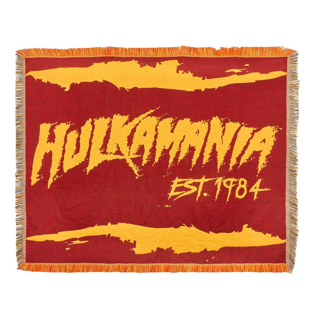 Hulk Hogan "Hulkamania Est. 1984" Tapestry Blanket