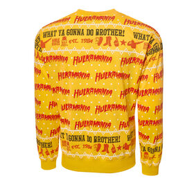 Hulk Hogan Light Up Ugly Holiday Sweatshirt 2019