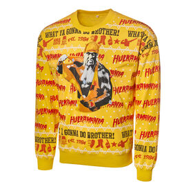 Hulk Hogan Light Up Ugly Holiday Sweatshirt 2019 Sweatshirt PW Catalog