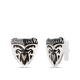 Undertaker Name Bixler Cuff Links in Sterling Silver