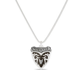 Undertaker Name Bixler Pendant in Sterling Silver