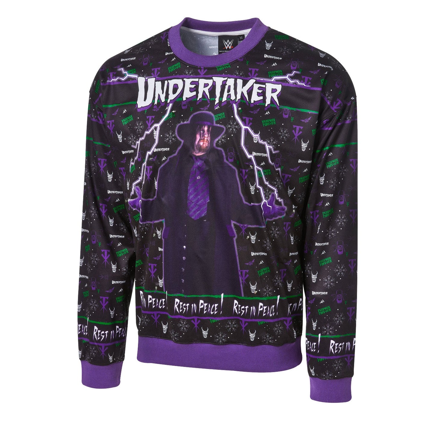 Undertaker Light-Up Ugly Holiday Sweater