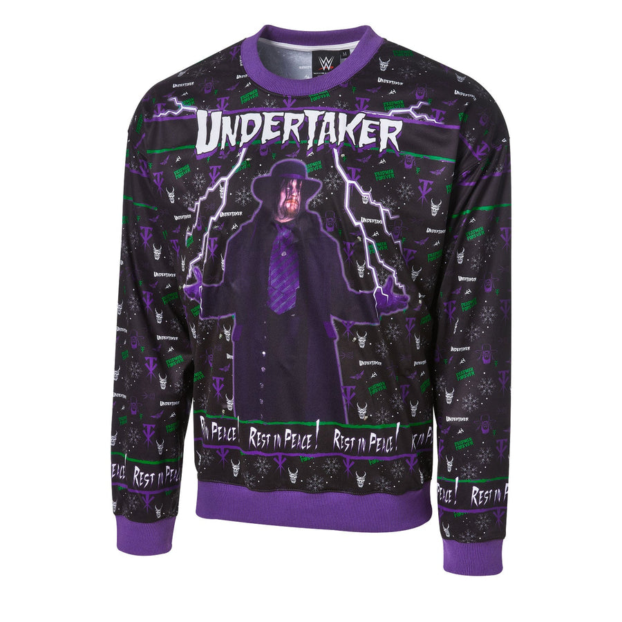 Undertaker Light-Up Ugly Holiday Sweater