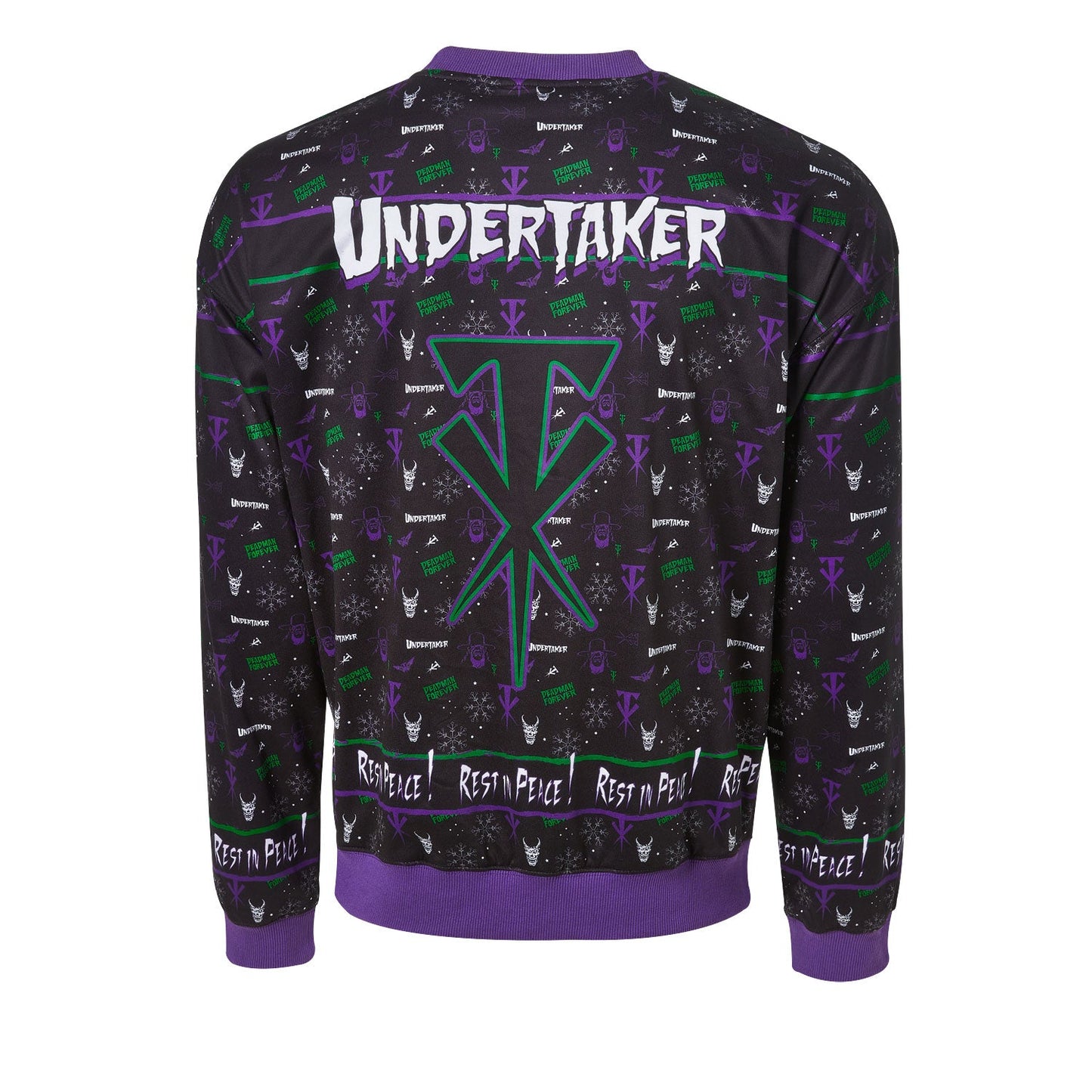 Undertaker Light-Up Ugly Holiday Sweater