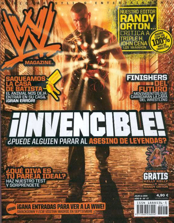 WWE Magazine from Spain July 2009 Magazine PWcatalog